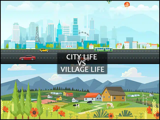 City life and rural life paragraph Rural living provides canvas for clean air and city life and country life, village life and city life.